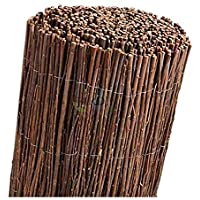 Los mejores  - Suinga VALLA 1 x 5 m- MIMBRE NATURAL BREZO para la ocultación- sombraje o delimitación de su jardín.